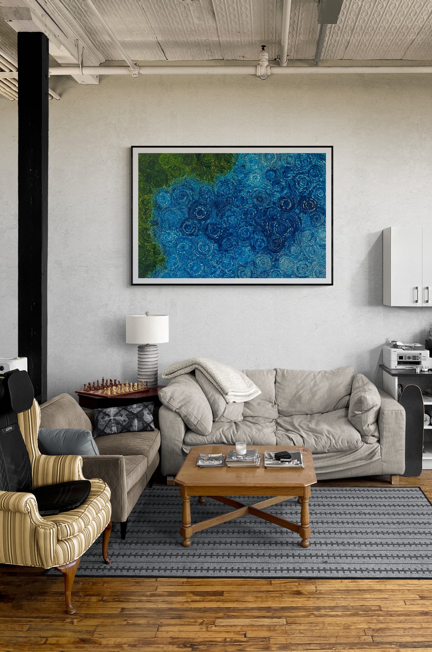 
                  
                    William King Jungala | 'Earth Cycles, 2005' | Fine Art Print
                  
                