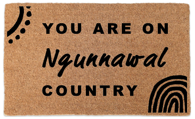 
                  
                    Welcome Mat | Ngunnawal
                  
                