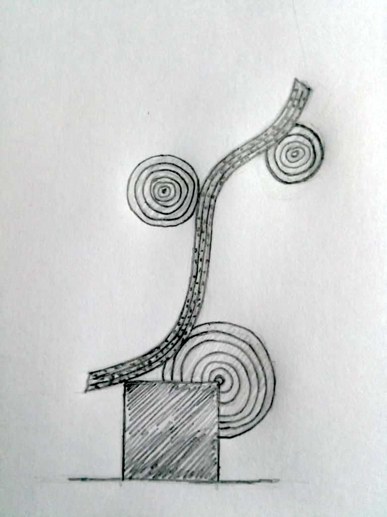 
                  
                    'My Country II' | 230x105x30cm
                  
                